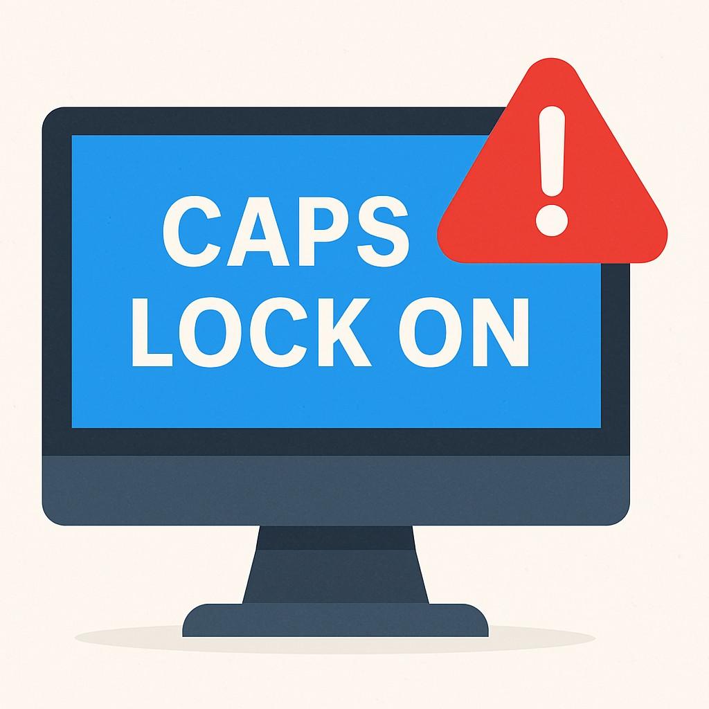 Don't Use All Caps in Email
